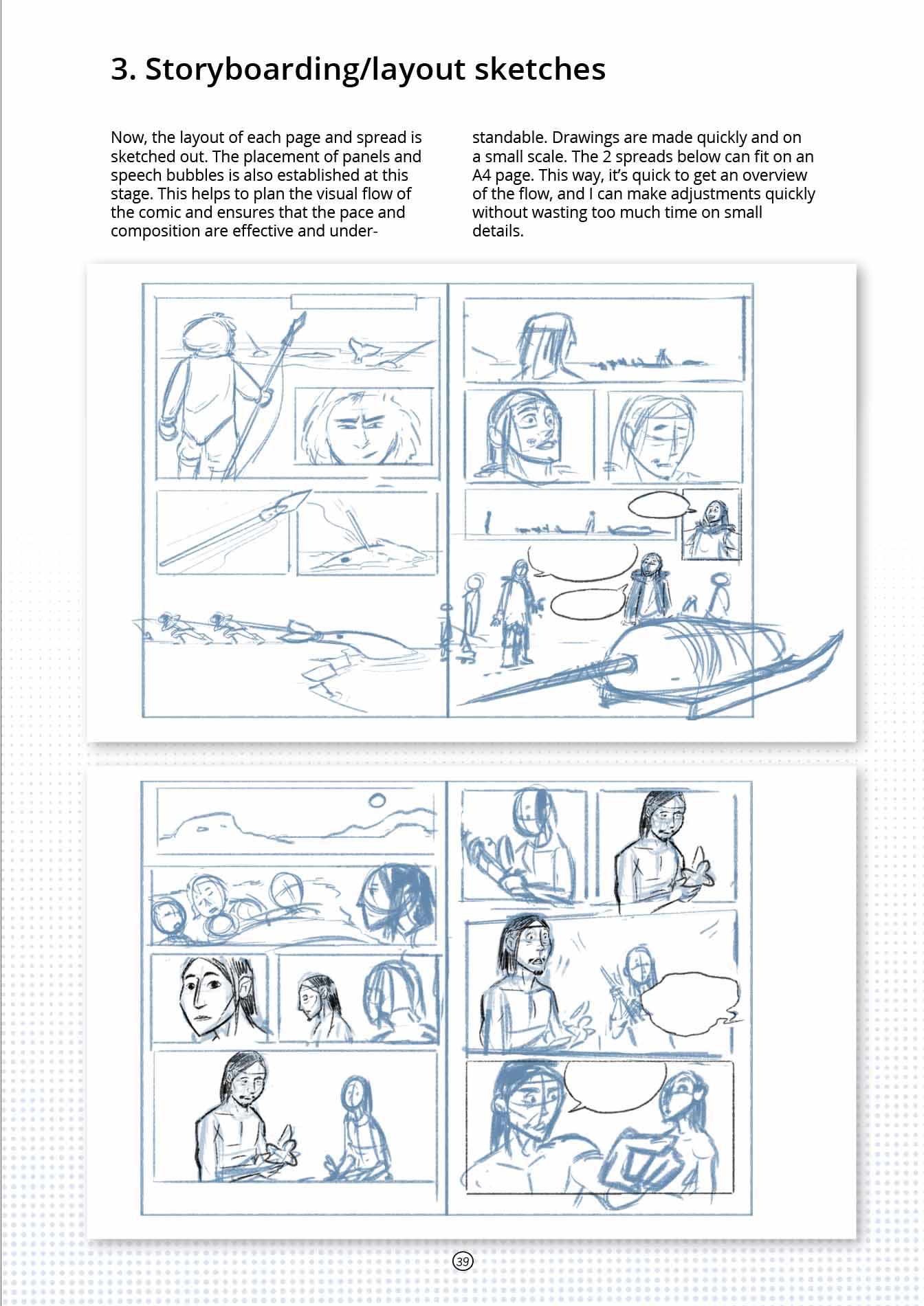 Manguaraq and the Man of the Moon (English version). Greenlandic Mythology. Comic Book PDF